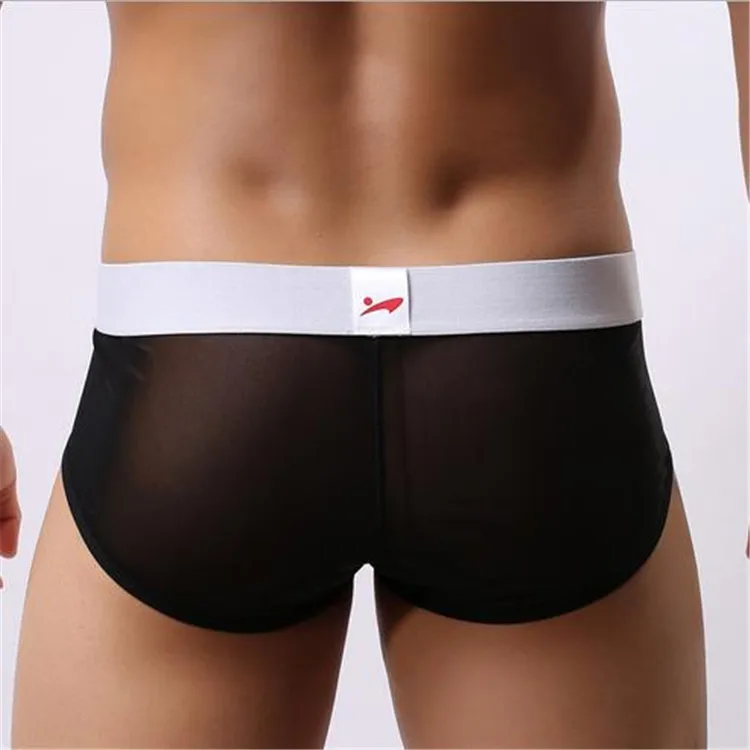 2017 Новый бренд lonjo Брюки Мужчины mesh Underwear мужские Трусы Шорты Сексуальные