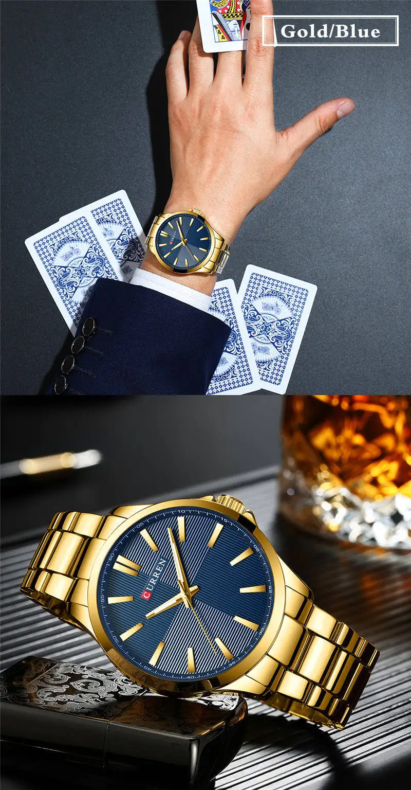 Мужские часы Curren лучший бренд класса люкс водонепроницаемые армейские мужские часы спортивные из нержавеющей стали наручные часы relogio masculino 8322