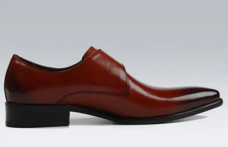 Escritório Nova Tamanho 1 Dos Moda Design Fivela Bico 2 Derby Sapatos Trabalho De Genuíno Couro Vestido Mens Do Homens 44 Carreira Fino Sapatas Casamento 44r6T