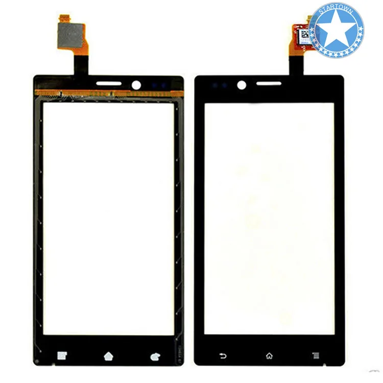 Черный Новый для Sony Xperia J ST26i ST26 ST26a сенсорный экран с дигитайзером стеклянная
