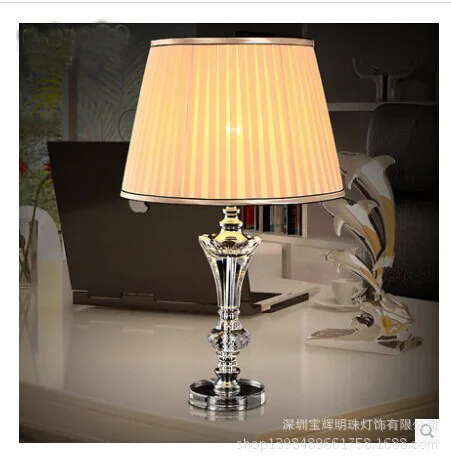 

Modern Creative Fashion Table Lamps Warm Soft Comfortable Light Table Lamps Crystal Main Material Table Lamps In Bedroom Study