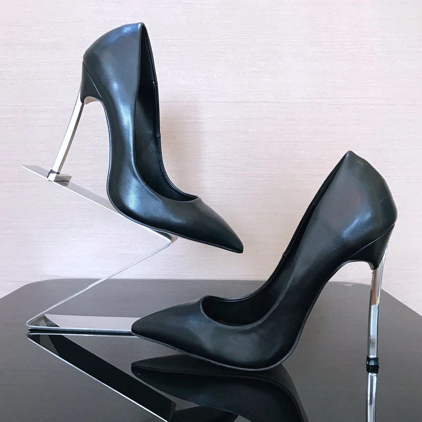 2018 Brand Shoes Woman High Heels Women Shoes Pumps Stilettos Shoes For Women Black High Heels PU Leather Ladies Wedding Shoes