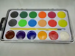 Бесплатная доставка babyyoung одноцветное акварельной живописи пигмент 18/21 цвет красящего пигмента подходит для начинающих практиковать