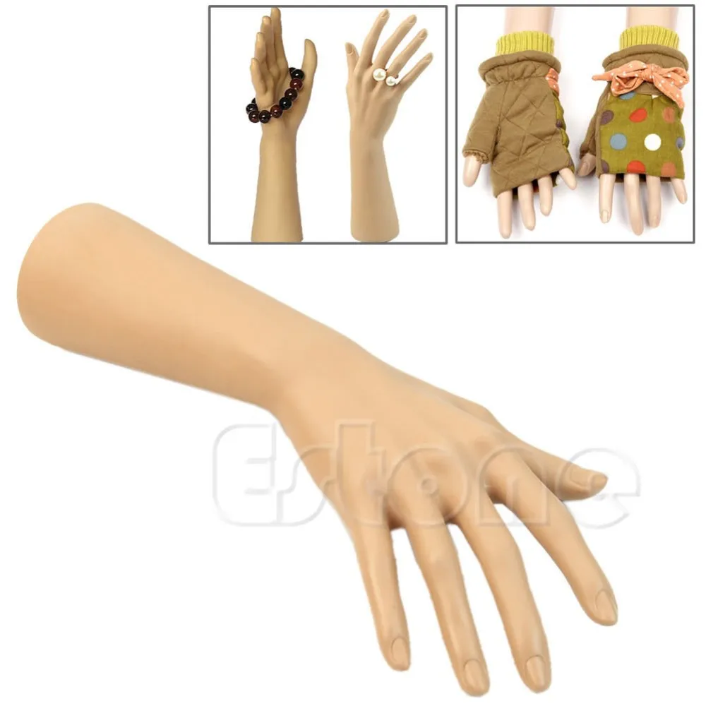 

1Pc Nail Art Fake Model Watch Ring Bracelet Gloves Stand Display Mannequin Hand