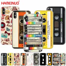 HAMEINUO Ретро Классический кассета уникальный дизайн чехол для мобильного телефона iphone X 8 7 6 4 4S 5 5S SE 5c 6s plus