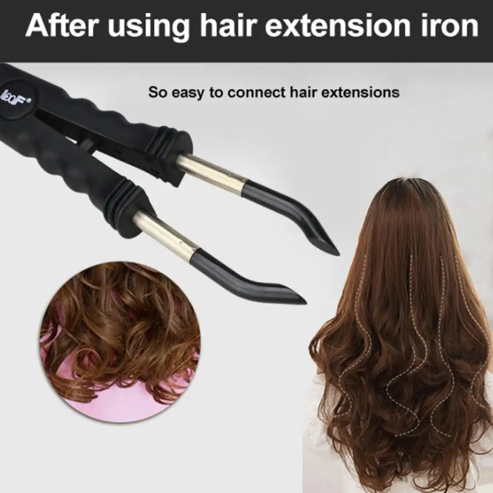 Newest Connector Professional Hair Extension Wand Loof Fusion Hair Iron Heat Connector Wand Iron Melting EU US Plug Hair Tools Newest Connector Professional Hair Extension Wand Loof Fusion Hair Iron Heat Connector Wand Iron Melting EU US Plug Hair Tools