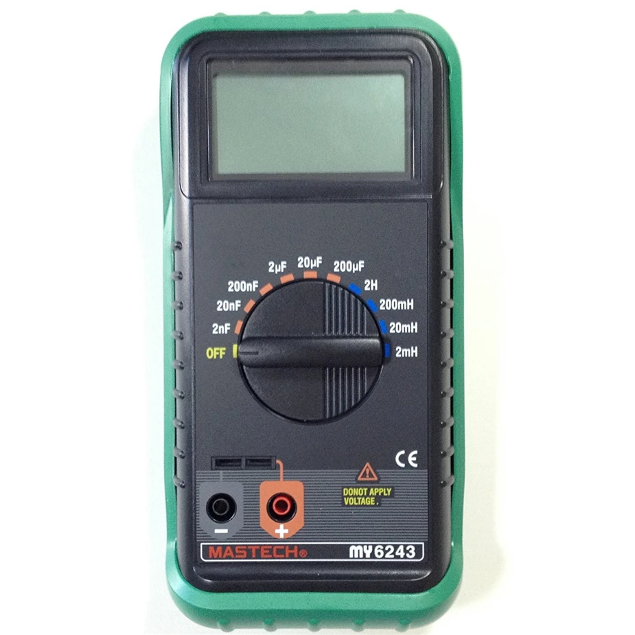 

MASTECH MY6243 Digital C/L Inductance 2m/20m/200mH/2H Capacitance Meter 2nF-200uF