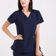 Женский костюм медика наборы больница женщины v-образным вырезом Медицинская Одежда Набор для докторов медработников Униформа стоматологическая клиника салон красоты комбинезоны