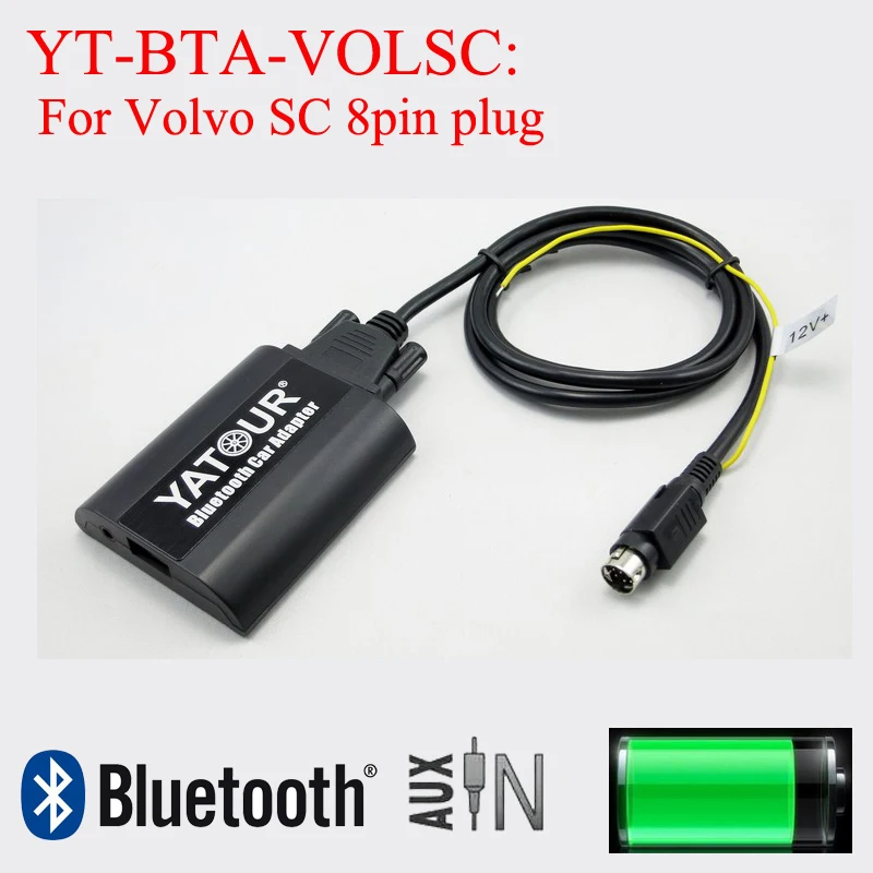 Yatour Bluetooth цифровой MP3 плеер телефон вызова громкой Комплект для Volvo SC радио