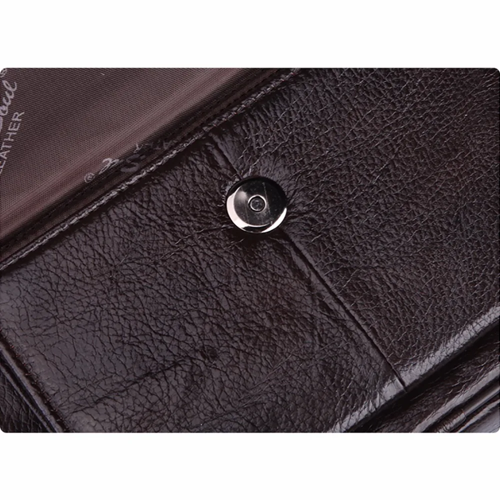  100% Genuine Leather Men Business Clutch Bags Mobile Phone Case Cigarette Purse Pouch First Layer C