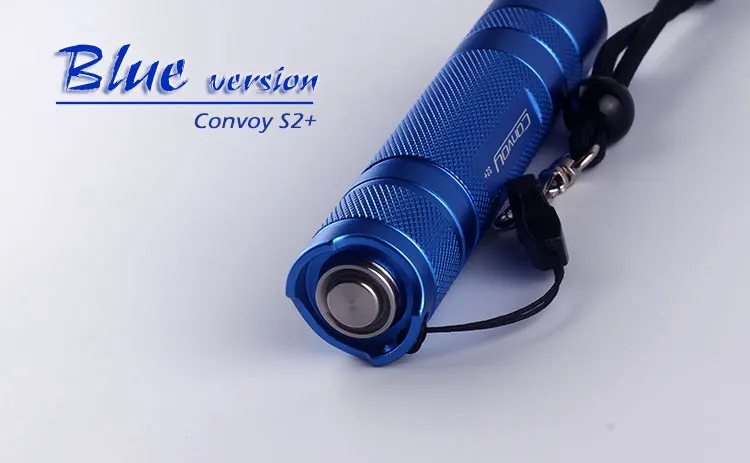 Convoy S2+ синий L2 U2-1A EDC светодиодный светильник-вспышка s фонарь для самозащиты походный светильник-вспышка для велосипеда подарок для парней