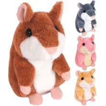 The original Russian talking hamster talking animal talking toys-Yellow color,in stock delivery within 24 hours Hot!