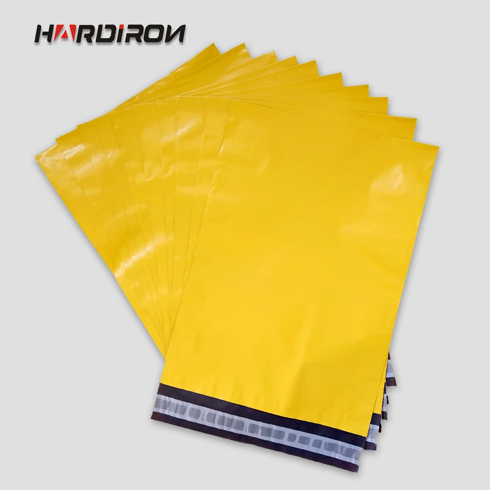 

Free Shipping 19x31cm Self Sealing Plastic Poly mailer Shipping Envelope/ Mailing Bags/ Yellow Color Plastic Postal Mailer