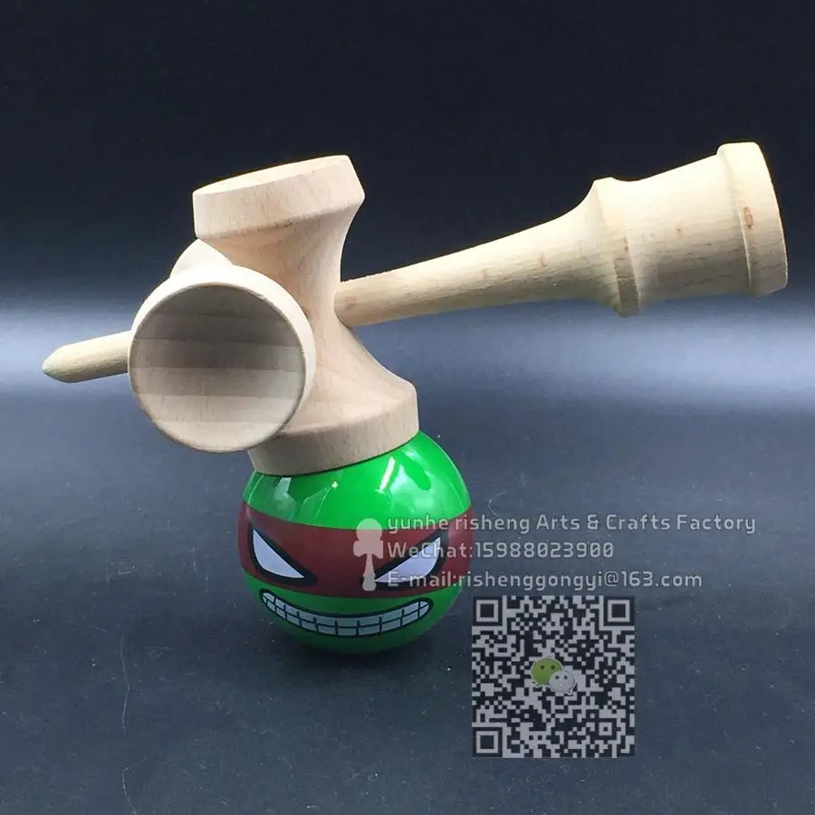 100 шт kendama pu paint ball ninja Профессиональный game 5 cup|ball cup game|ball tapecup watch |