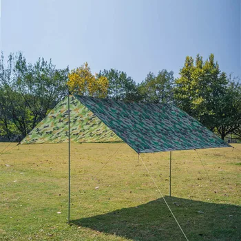 

3mx3m Beach BBQ Waterproof Anti-UV Tent Outdoor Camping Climbing Survival Tarp Tent Hammock rain screen Parasol Cover