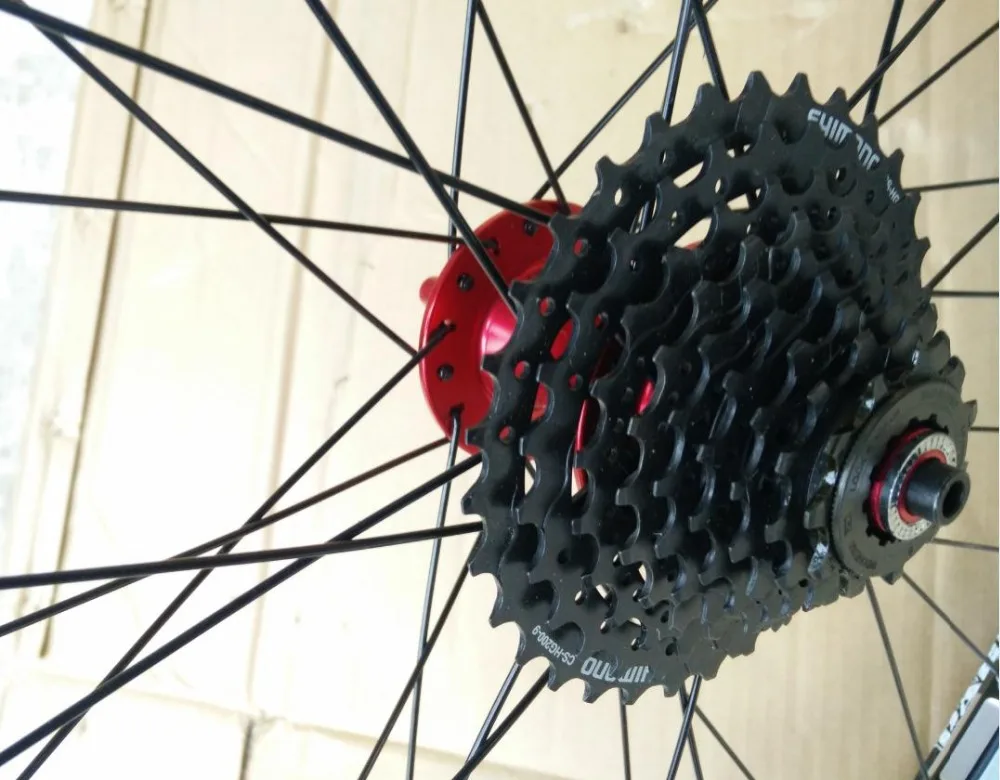 KALOSSE 6 подшипников CNC MTB колеса + шины трубка диск 7/8/9/10 кассета передач 32 отверстия