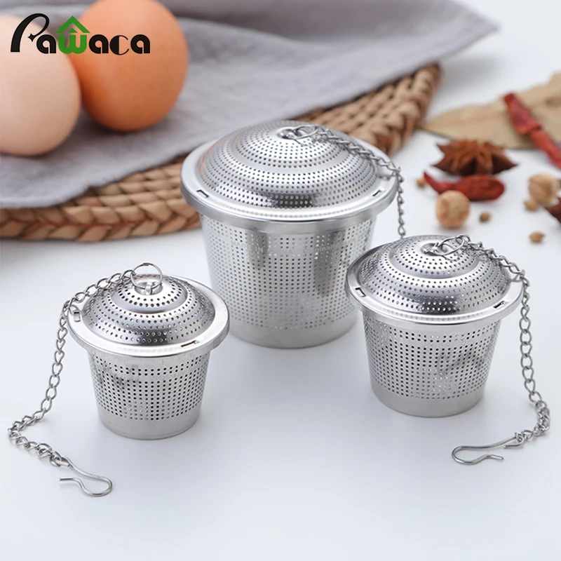 

Tea Infuser Reusable Stainless Steel Mesh Tea Ball Tea Strainer Filter Interval Diffuser Infuser for Loose Leaf Tea 5 Size