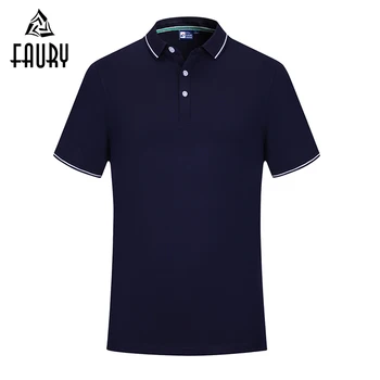 

Polo Shirt Unisex Cotton Short Sleeve Men Women Polo Shirt Sports Jerseys Golf Tennis Work Clothes Camisa Masculina 10 Colors