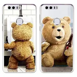 Для Huawei Honor 7x 6x Honor 8 Lite милый мультфильм Ted медведь рисунком мягкий силиконовый пластиковая крышка телефона чехол