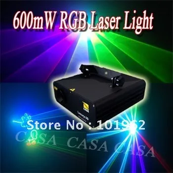 Best Price 600mW RGB Animation Disco Laser Light Show System  Party DJ Club Stage Lighting