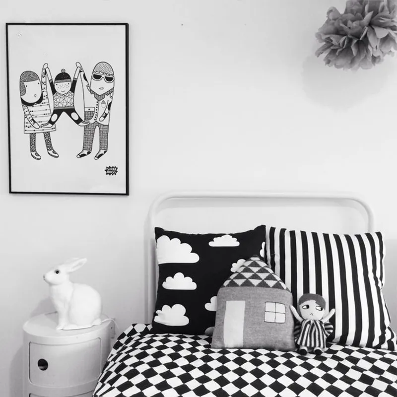 Modern-Nordic-cute-Warm-family-car-bottle-Poster-Print-Nursery-Wall-Art-Picture-Canvas-Painting-No (3)