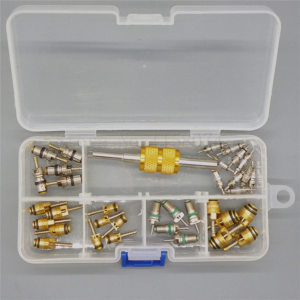 35pc Automotive A/C Core Valve R12 R134A System Car Air Conditioning