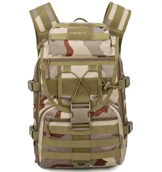 Хит, Тактический Рюкзак Molle, военный рюкзак, нейлоновый водонепроницаемый армейский рюкзак, для спорта на открытом воздухе, кемпинга, туризма, рыбалки, охоты, сумка - Цвет: CP