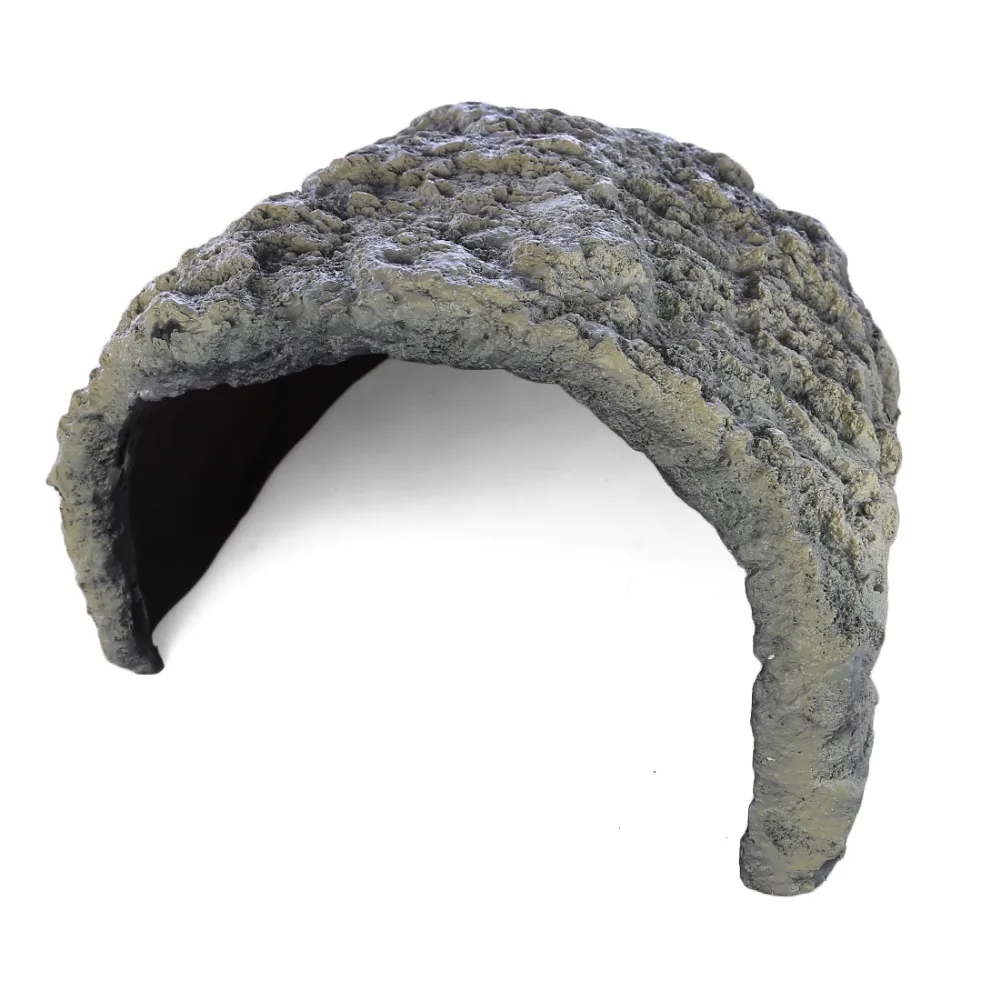 

Petforu Creative Pet Reptile Testudo Hide Rest Cave Pets Habitat Ornament