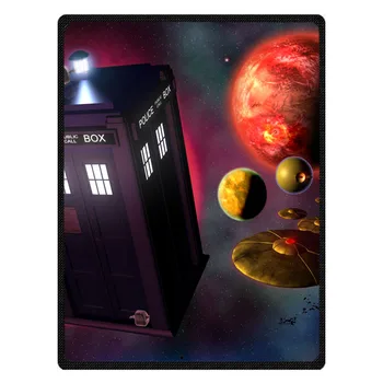 

Sofa Bedding Flannel Winter Warm Blanket Soft Doctor Who Pattern Summer Throw Blankets Bedsheet Home Textile