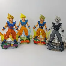 

Dragon Ball Z Figure Son Goku Super Saiyan The Brush PVC 240mm Dragon Ball Z Action Figure DBZ Super Master Stars Diorama Goku