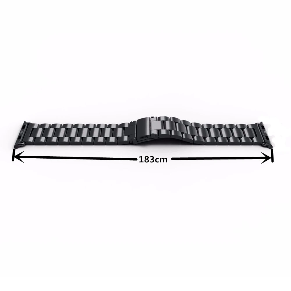 Luxury Stainless Steel Strap for apple watch band 42mm/38mm/44mm/40 correa link bracelet Watchband for iWatch 4/3/2/1 metal belt