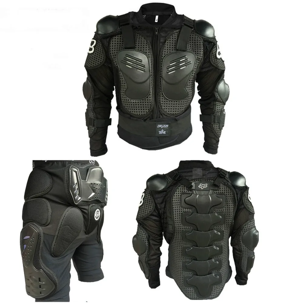 Motorcycle Body Armour Safety Jacket Motocross Motorbike Spine Protector Guard 