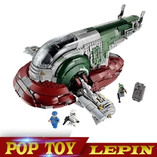L 05037 Estrela Clássico Série Wars UCS Eu Escravo Escravo NO. 1 Modelo 2067 Pcs Building Block Bricks Brinquedos Compatível 75060 Menino presentes