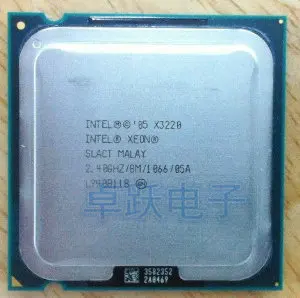 Процессор Intel ЦП Xeon x3220 2 4 ГГц/LGA 775 /8 МБ кэш L2/четырехъядерный/105 Вт|xeon cpu|intel xeon cpuintel |