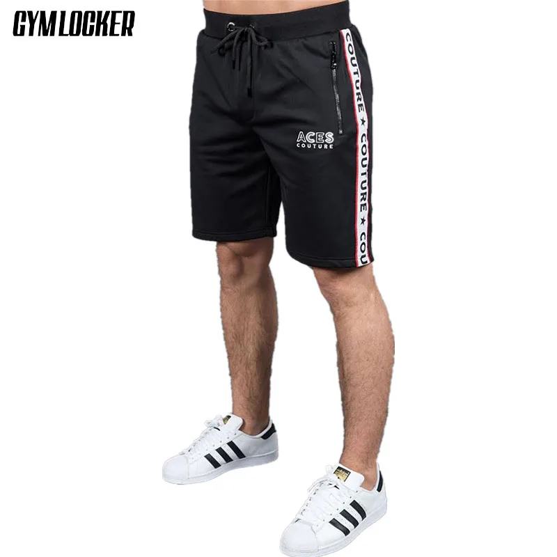 GYMLOCKER Новые повседневные мужские шорты модные фитнес мужские шорты slim fit хлопковые пляжные шорты мужские джоггеры спортивные штаны