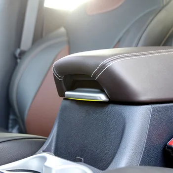 

ABS Chrome FOR Jeep Cherokee KL 2014 2015 2016 2017 2018 Car Armrest Storage box switch Handle frame Panel Cover Trim