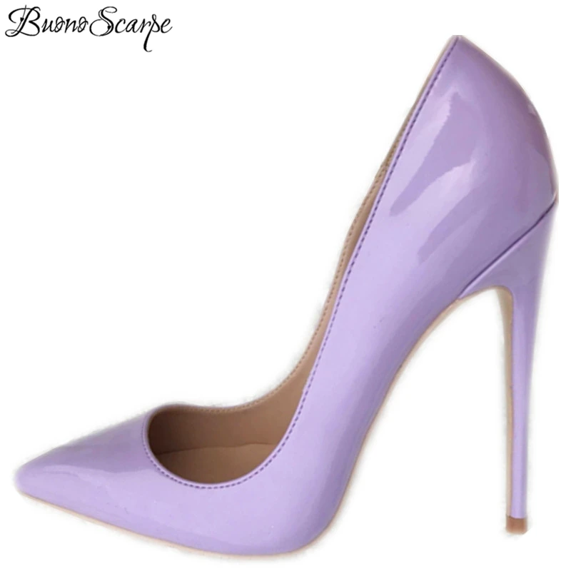 zapatos morados tacon