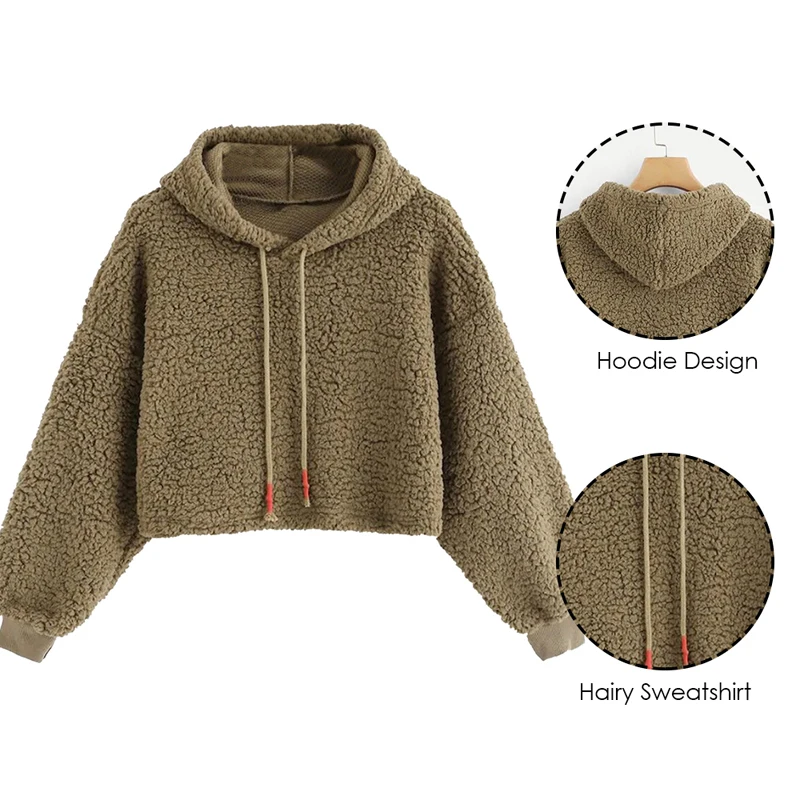 Прямая доставка OEAK Drawstring однотонная толстовка с капюшоном для женщин повседневные Осенние Новые Стильные Простые пуловеры женские