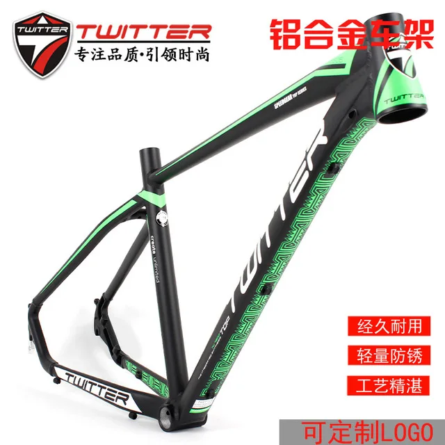 

Twitter Mtb Bikes Aluminum Alloy Frame 26er 27.5er Mountain Bicycle AL7005 Frame Height 15.5 16.5 17.5Inch Inner Cable BB68