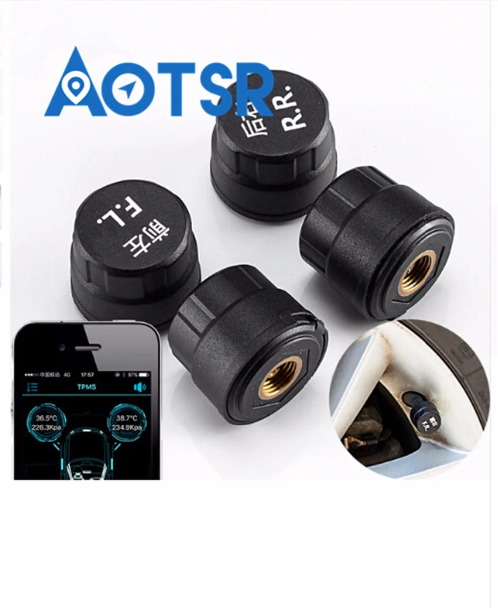 TPMS Car Tire Pressure Monitoring System Wireless TPMS with 4 External