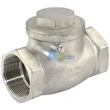 MEGAIRON " поворотный обратный клапан WOG 200 PSI PN16 из нержавеющей стали SS316 CF8M