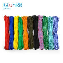 Iqiuhike paracord 100 cores 2mm 100ft, 50ft, 25ft um suporte cores paracord corda paracorde cabo para fazer jóias no atacado