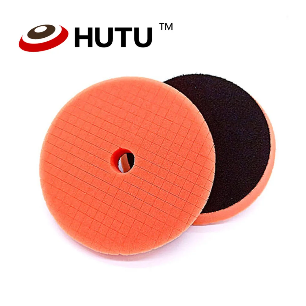 

6 inch Car Polishing Sponge Foam Pads Buffing Wax pad For Car Polisher Orange Medium cutting pad