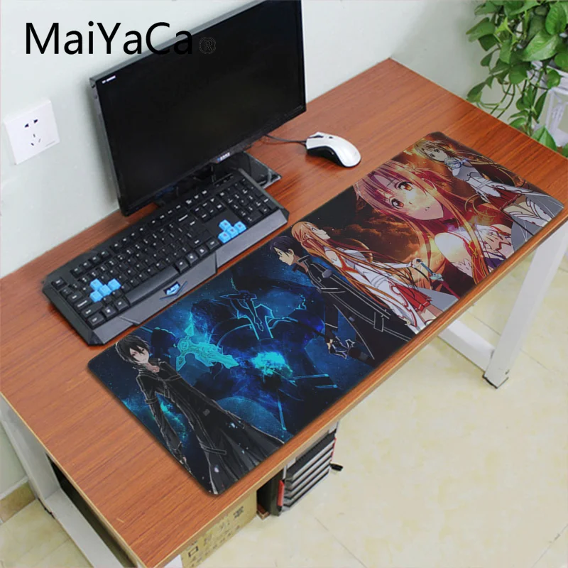 Maiyaca Аниме САО меч асуны искусство онлайн мышь настольная коврик для мыши игровая