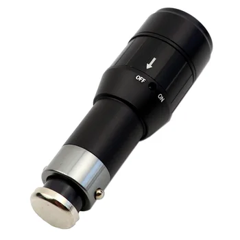 

Car Vehicle Charging Rechargeable Q5 LED Flashlight Torch Light Lamp car charge Pocket mini lantern with Built-in battery