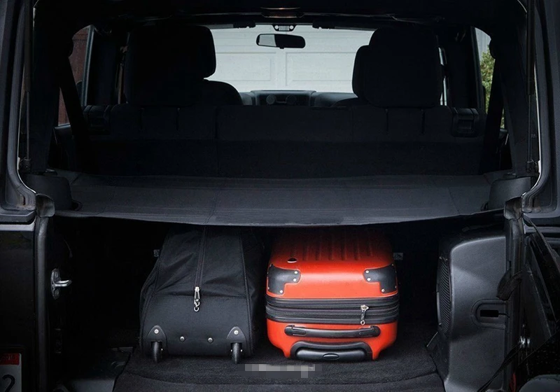 Водонепроницаемый задний багажник Грузовой Задняя Крышка багажника щит багаж тенты Крышка для Jeep Wrangler JK 4 двери автомобиля Авто безопасности щит