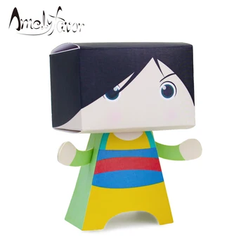 

Mulan Candy Box Princess Favor Box Girl Party Favors Gift Box Kids Birthday Party Supplies Decoration Event Big Head Box