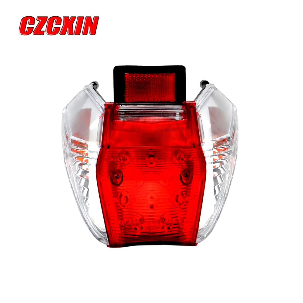 For HONDA WAVE125I WAVE125S SUPRA125X motorcycle tail lamp modified rear lights red turn light stop lamp free shipping