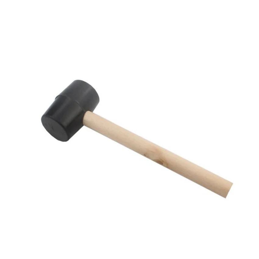 

Rubber Hammer With Wooden Handle No Elastic Rubber Hammer Floor Tile Installation Hammer
