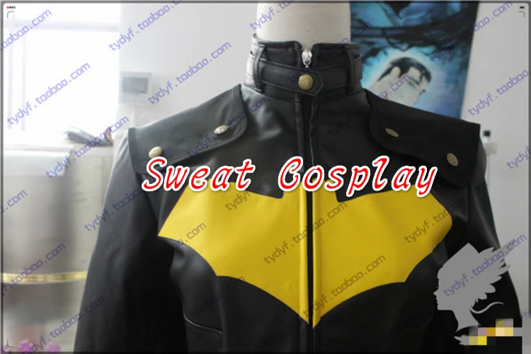 Черный костюм BatGirl пиджак плащ перчатки ремень для косплея|black costume|cosplay costumecostume